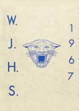 Wharton Junior High School 1967 yearbook cover photo