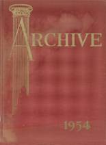 Norwich High School 1954 yearbook cover photo