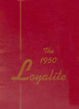 Loyal High School 1950 yearbook cover photo