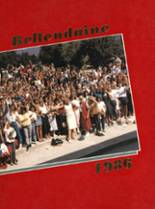 Glendora High School 1986 yearbook cover photo
