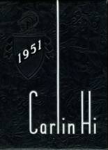 Carlinville High School 1951 yearbook cover photo