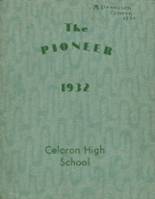 Celoron High School 1932 yearbook cover photo