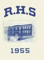 Rockville High School 1955 yearbook cover photo