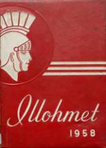 Metropolis Community High School 1958 yearbook cover photo