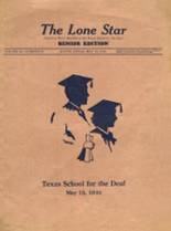Texas School for the Deaf 1944 yearbook cover photo