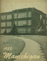 Manistee High School 1955 yearbook cover photo