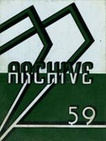 Norwich High School 1959 yearbook cover photo