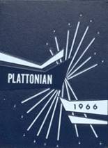 Plattsmouth High School 1966 yearbook cover photo