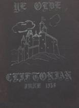 Clifton Springs High School 1936 yearbook cover photo