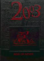 Edgerton High School 2003 yearbook cover photo