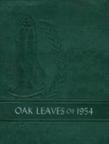 Oxford High School 1954 yearbook cover photo