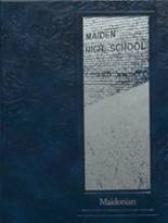 Maiden High School 1977 yearbook cover photo