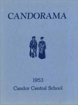 Candor Central High School 1953 yearbook cover photo