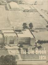 Brookhaven High School 1951 yearbook cover photo