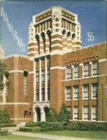 Wyandotte High School 1955 yearbook cover photo
