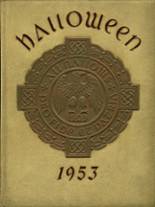 All Hallows High School 1953 yearbook cover photo