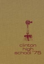 Clinton High School 1975 yearbook cover photo