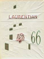 Laurens Central School 1966 yearbook cover photo