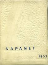 Nappanee High School 1953 yearbook cover photo
