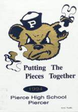 Pierce High School 1994 yearbook cover photo
