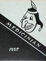 Medicine Lodge High School 1958 yearbook cover photo