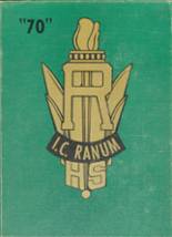 Iver C. Ranum High School 1970 yearbook cover photo