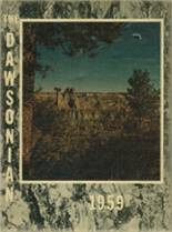 Dawson County High School 1959 yearbook cover photo