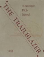 Torrington High School 1940 yearbook cover photo