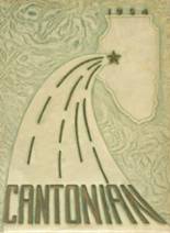 Canton High School 1954 yearbook cover photo