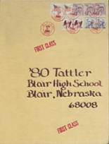 1980 Blair High School Yearbook from Blair, Nebraska cover image