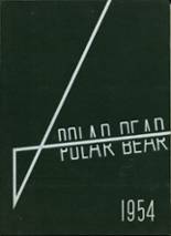 Highland Park High School 1954 yearbook cover photo