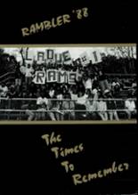 Ladue Horton Watkins High School 1988 yearbook cover photo