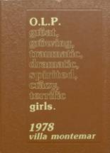 1978 Academy of Our Lady of Peace Yearbook from San diego, California cover image