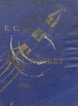 East Corinth Academy 1951 yearbook cover photo