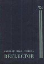 Caribou High School 1954 yearbook cover photo