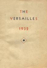 Versailles High School 1932 yearbook cover photo
