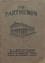 Barringer High School 1921 yearbook cover photo