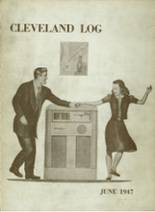 Grover Cleveland High School 1947 yearbook cover photo