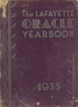 Lafayette High School 204 1935 yearbook cover photo