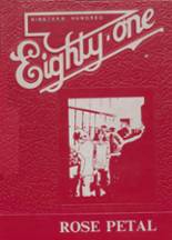 Glen Rose High School 1981 yearbook cover photo