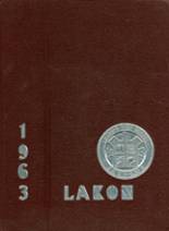 Laconia High School 1963 yearbook cover photo