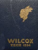 Wilcox Tech High School 1954 yearbook cover photo