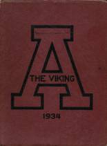 Amundsen High School 1934 yearbook cover photo