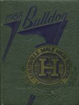 Louisville Male High School 1958 yearbook cover photo