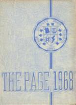 Page County High School 1968 yearbook cover photo