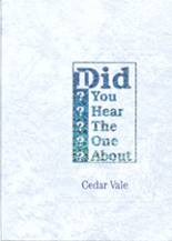 Cedar Vale High School 1996 yearbook cover photo