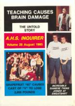 Arrowhead High School 1985 yearbook cover photo