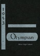 1953 Milan High School Yearbook from Milan, Michigan cover image