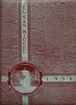 St. Michael's High School 1951 yearbook cover photo