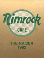 Rimrock High School 1992 yearbook cover photo